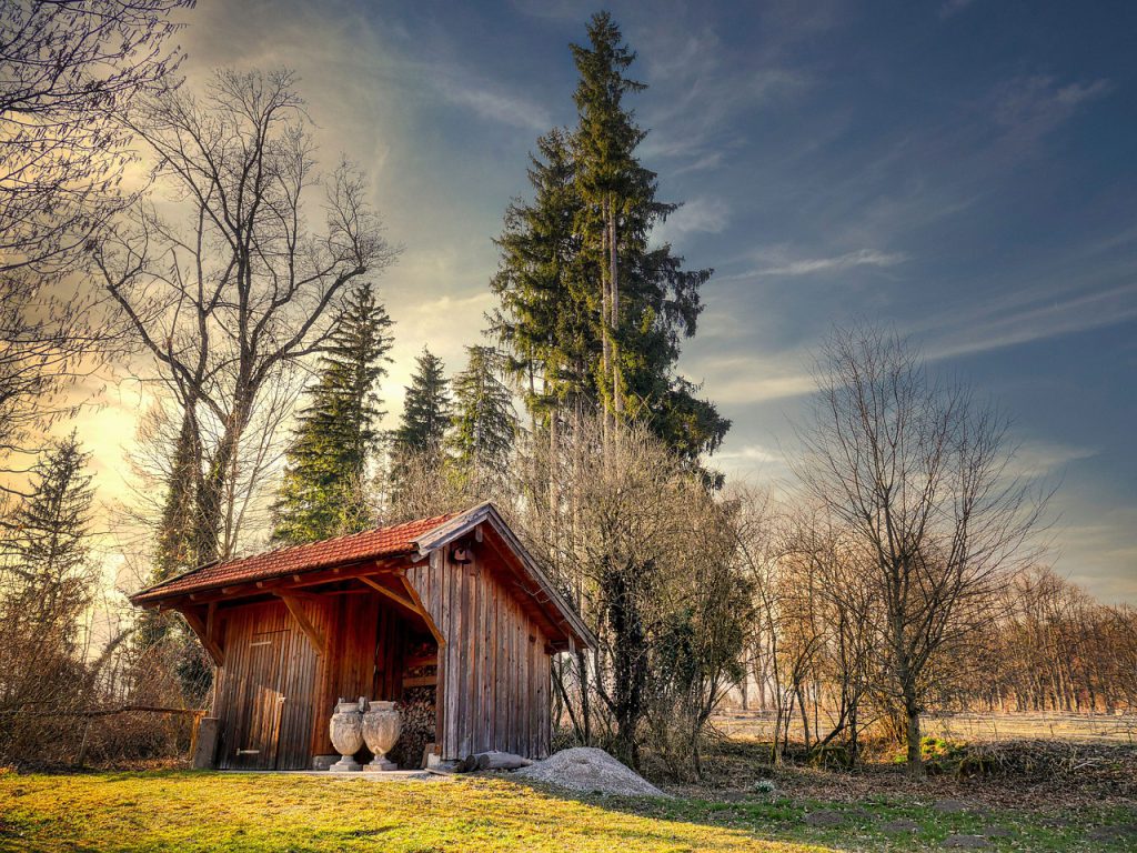 jak zbudować drewutnię